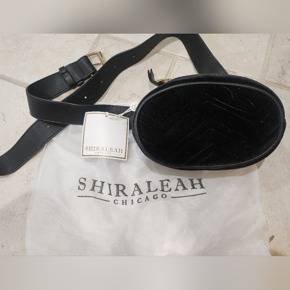 Shiraleah Black Belt Bag